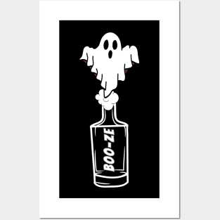 booze ghost Posters and Art